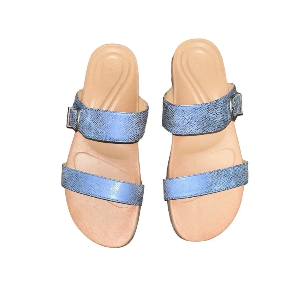 AETREX Women's Mimi Orthopedic Adjustable Slide Size 9-9.5